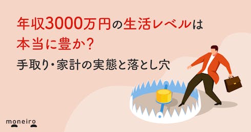 年収3000万円の生活レベルは本当に豊か?手取り・家計の実態と落とし穴