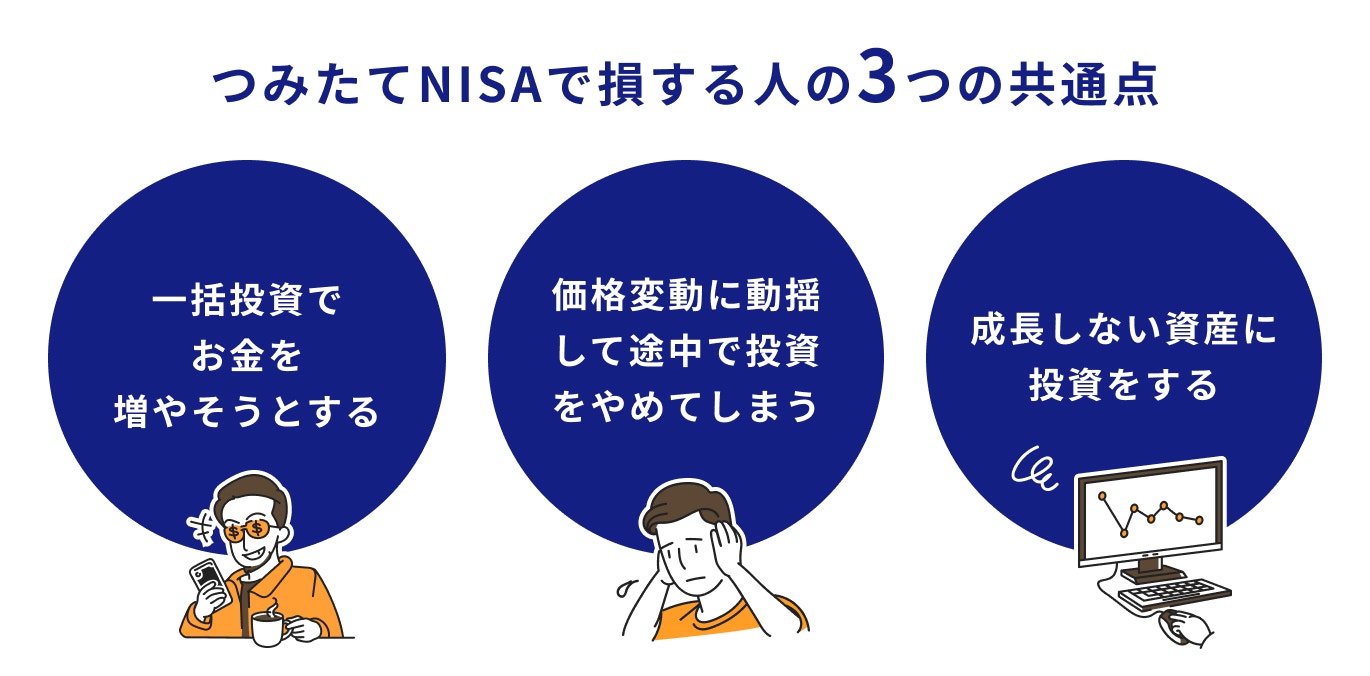 つみたてNISAで損する人の共通点