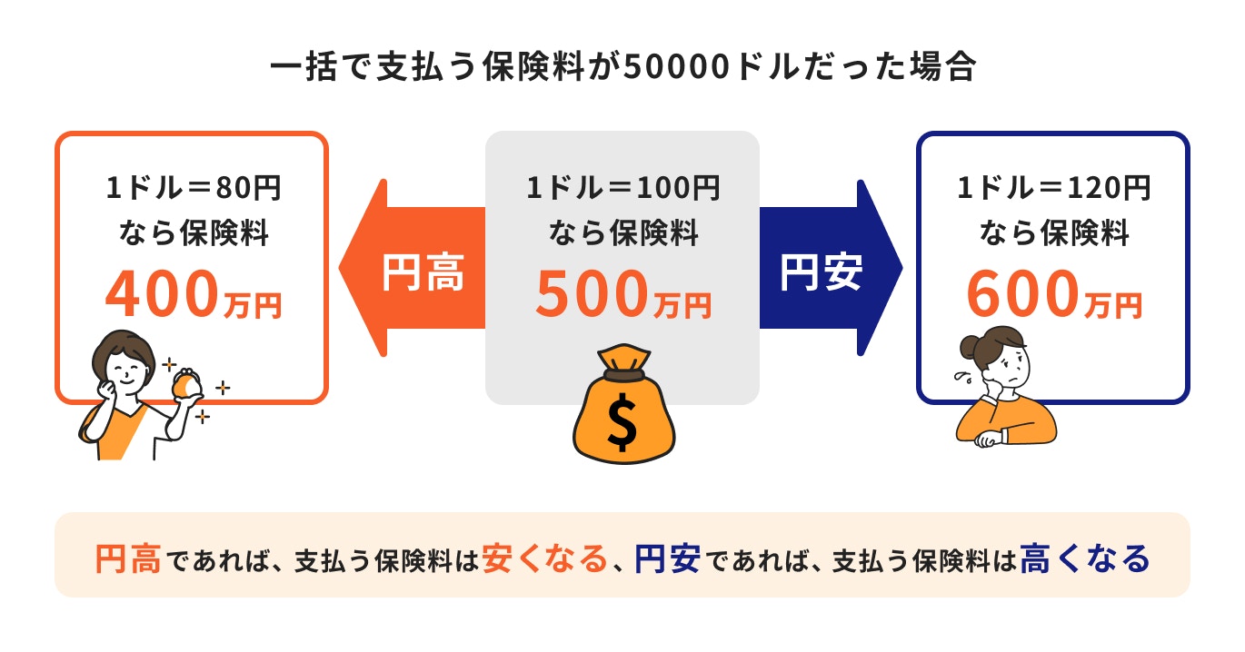 保険における外貨の仕組み