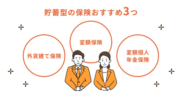 貯蓄型の保険おすすめ3つ