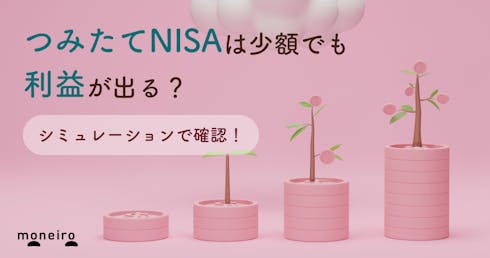 つみたてNISAはどれくらいの利益が理想?少額でも意味はある?シミュレーションで確認