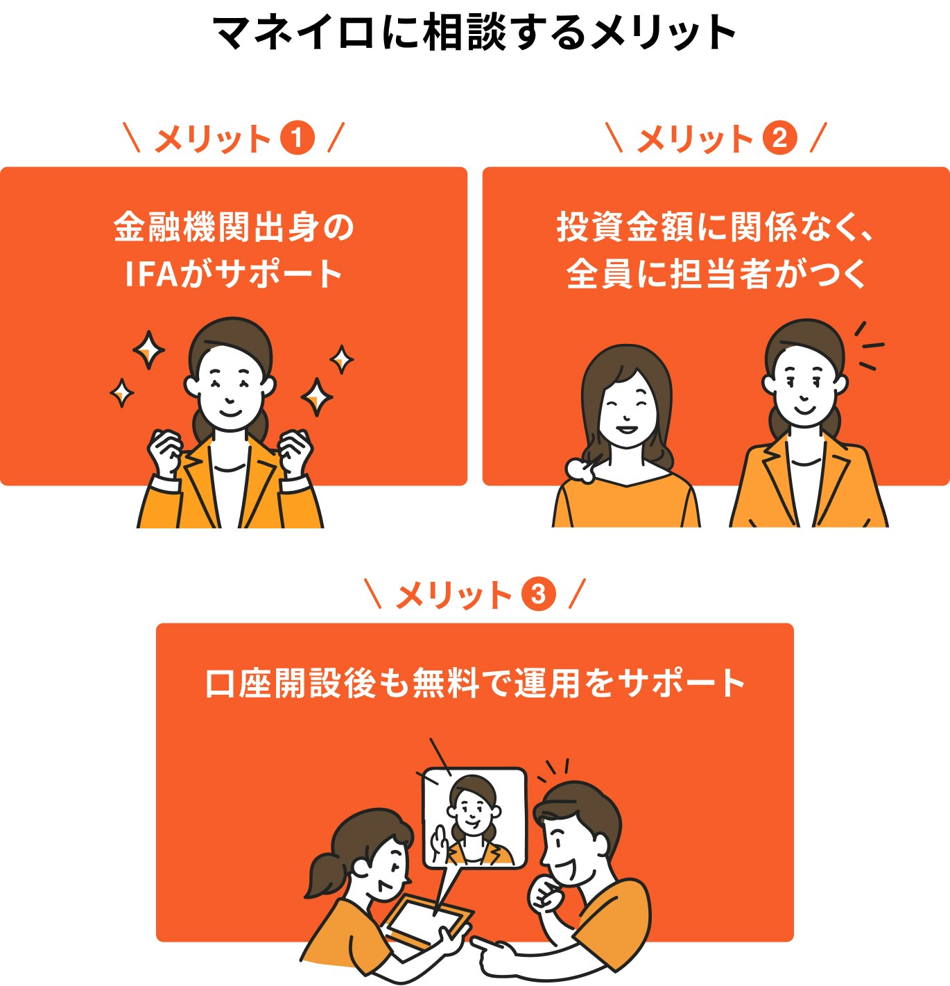 マネイロに相談するメリット