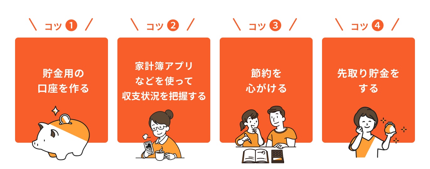 結婚資金を貯めていくコツ