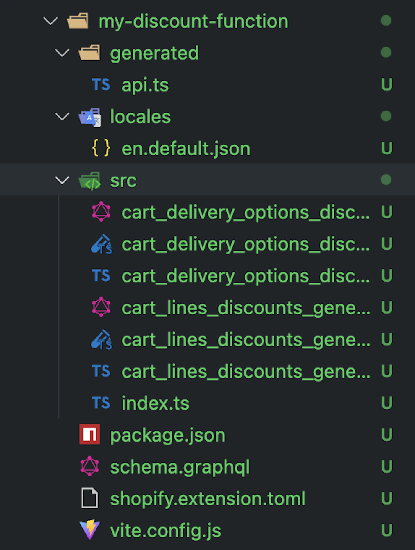 Extension Appのディレクトリ構成