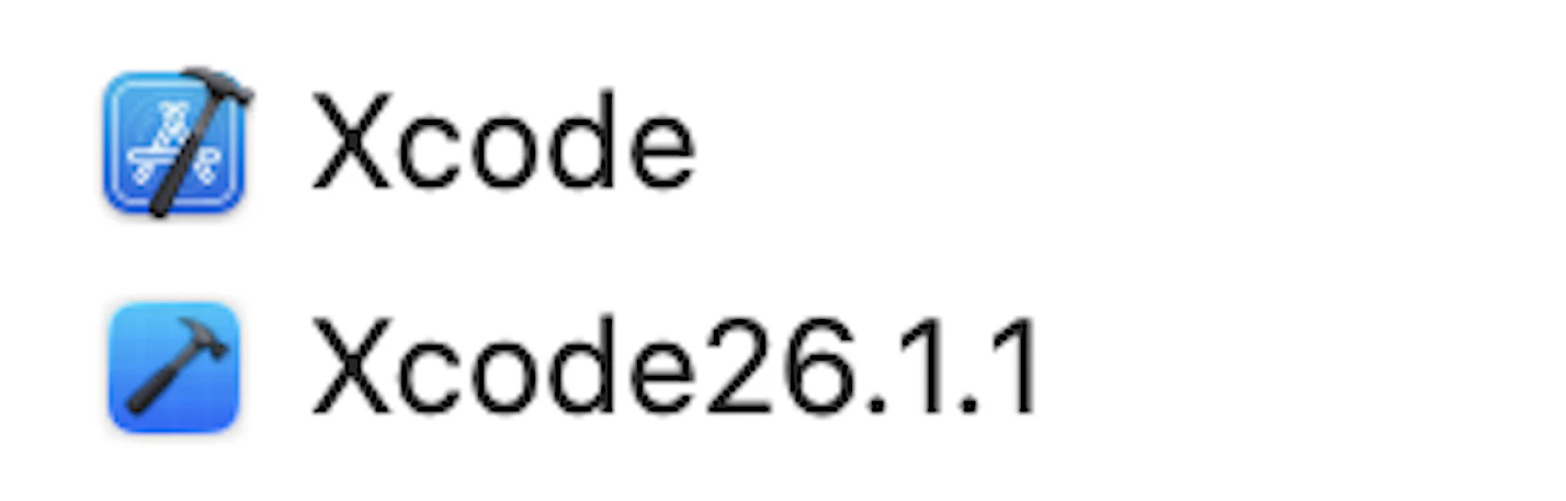 Xcodeアプリを複数共存させるためにアプリの名前だけ変更