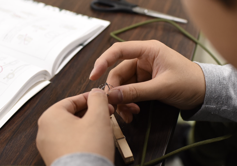 My 物干しロープ 作り