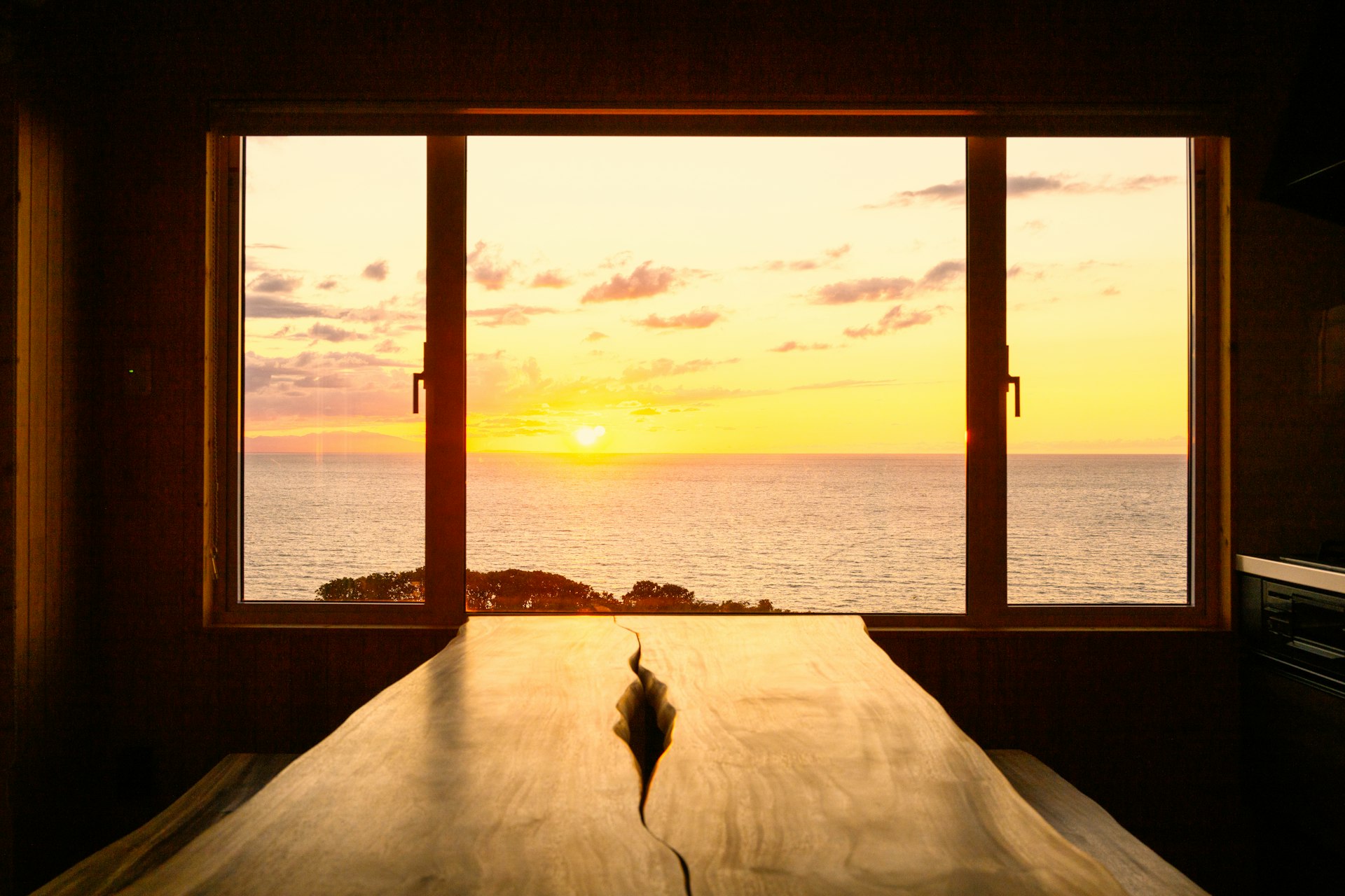 The Sea of Japan at dusk