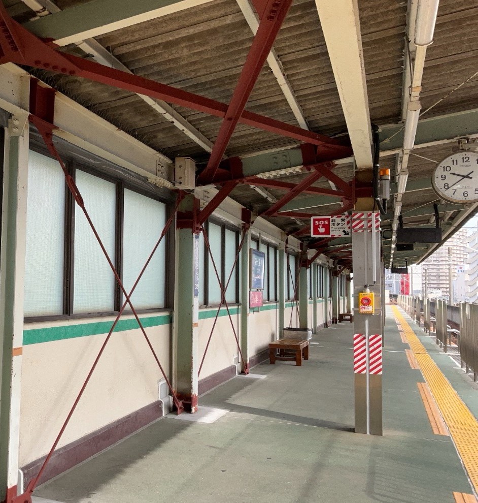 第一通り駅耐震補強工事
