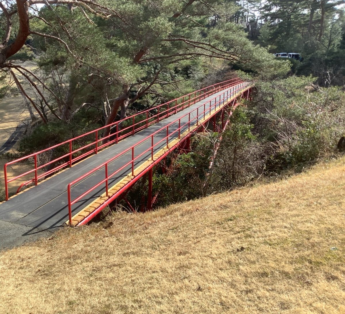 浜松カントリークラブ4番ホールカート橋補修工事