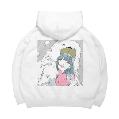 big silhouette hoodie