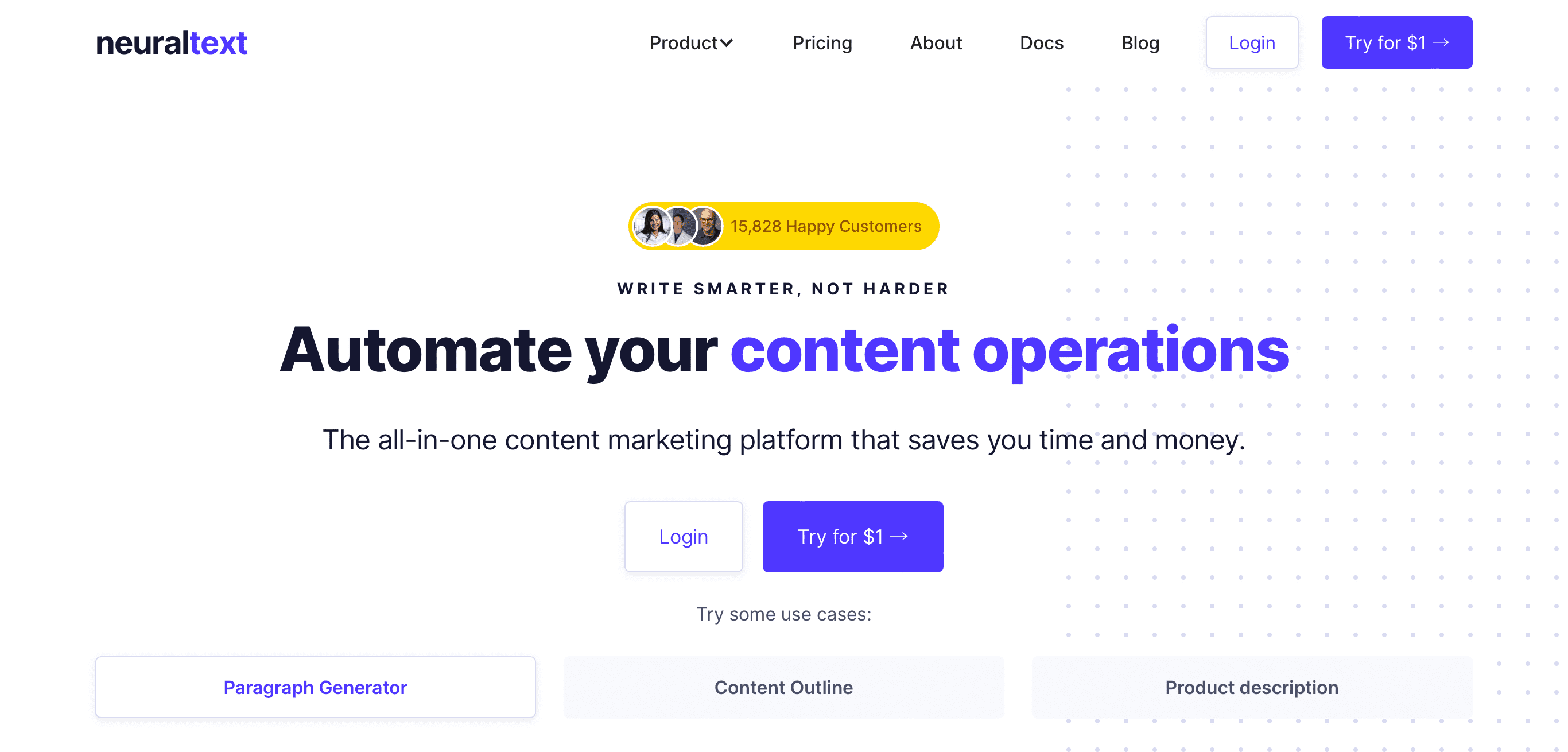 NeuralText：トップページ