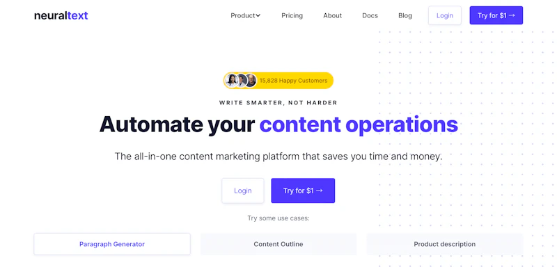 NeuralText：トップページ