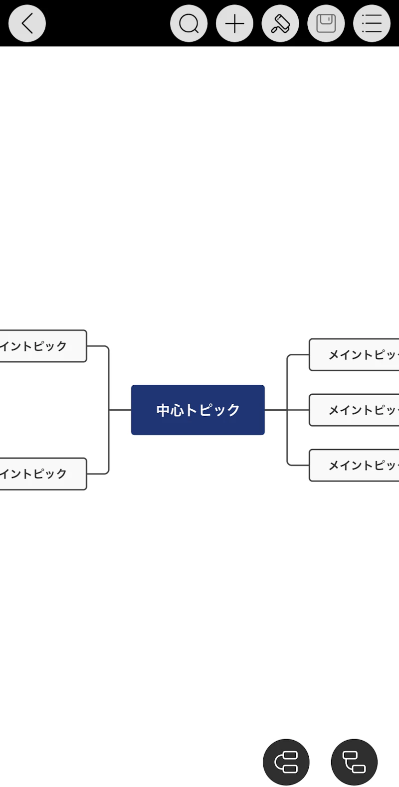 EdrawMind：iPhone版（縦画面）