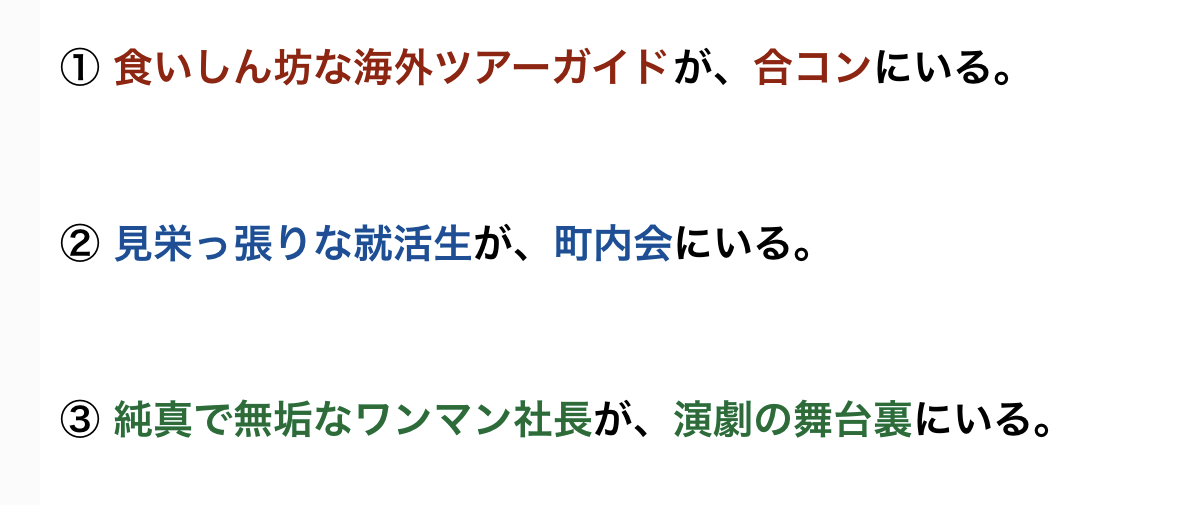即席アイデアメーカー（タロットプロット）：サンプル