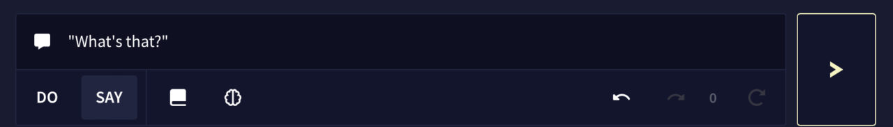 Novel AI：テキストアドベンチャー（会話）