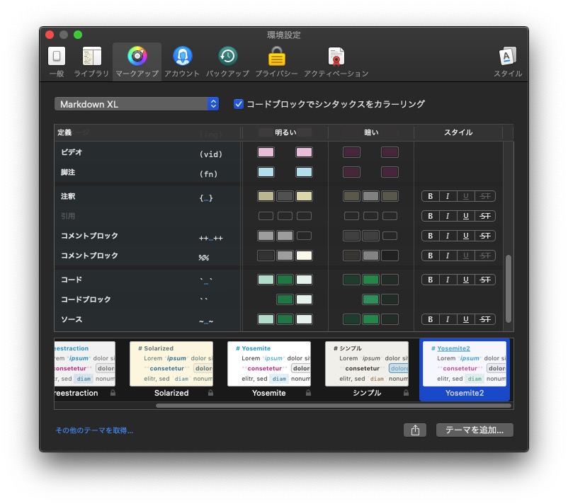 Ulysses:同画面プレビュー