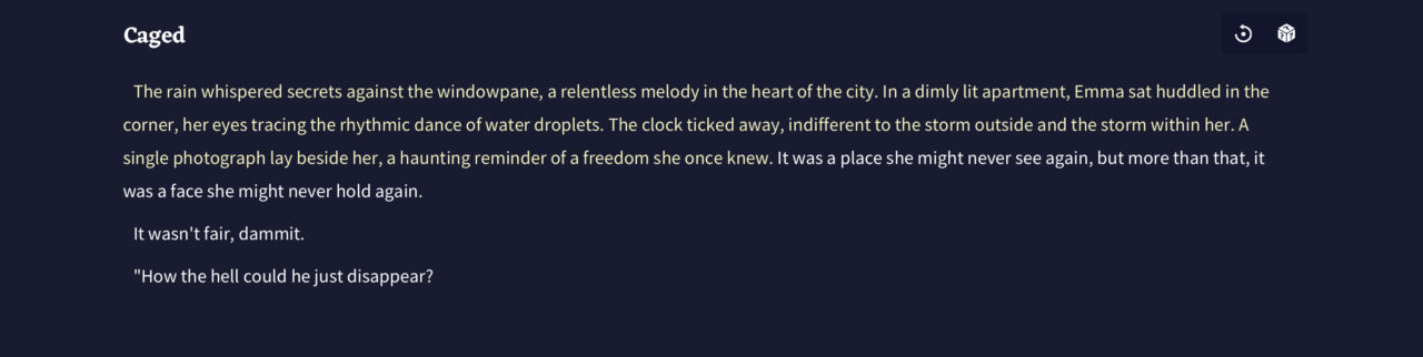 Novel AI：再出力結果