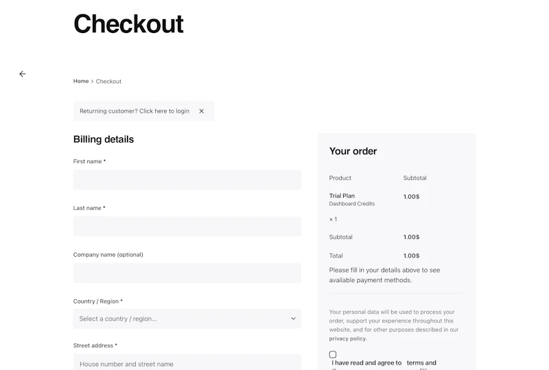 Autoblogging.ai：支払い情報