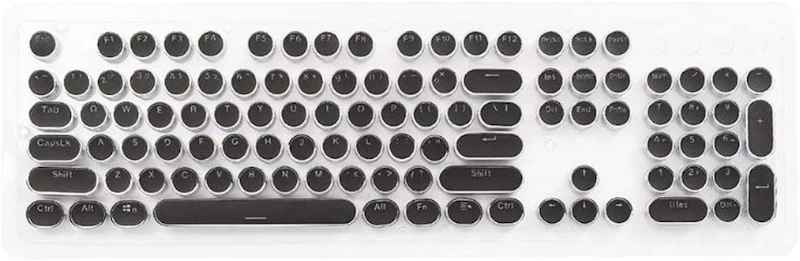 タイプライター風キーキャップ