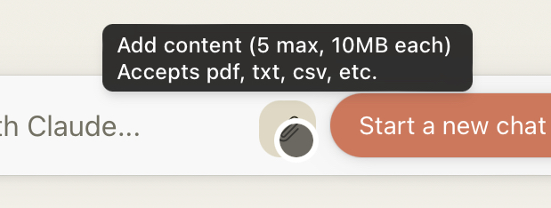 Claude2：ファイルアップロード