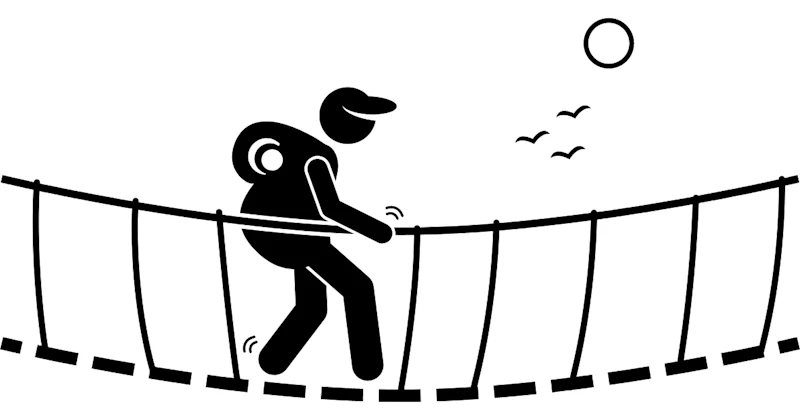 マイクロコピーとは「吊り橋」である。