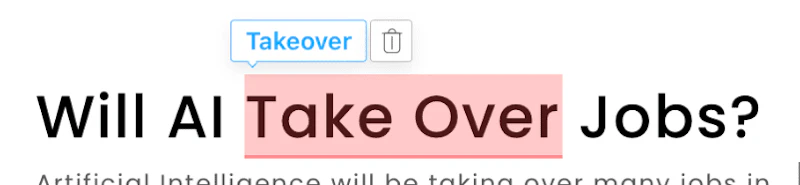 Article Forge：簡易校正