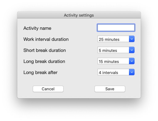 Be Focused：個別設定