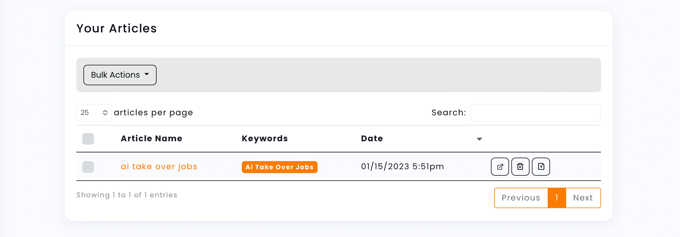 Article Forge:記事一覧