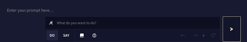 Novel AI：テキストアドベンチャー（入力フォーム）