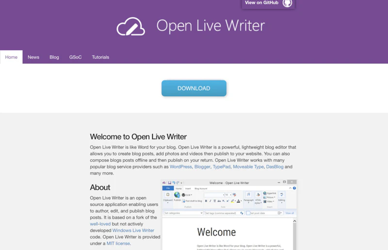 Open Live Writer