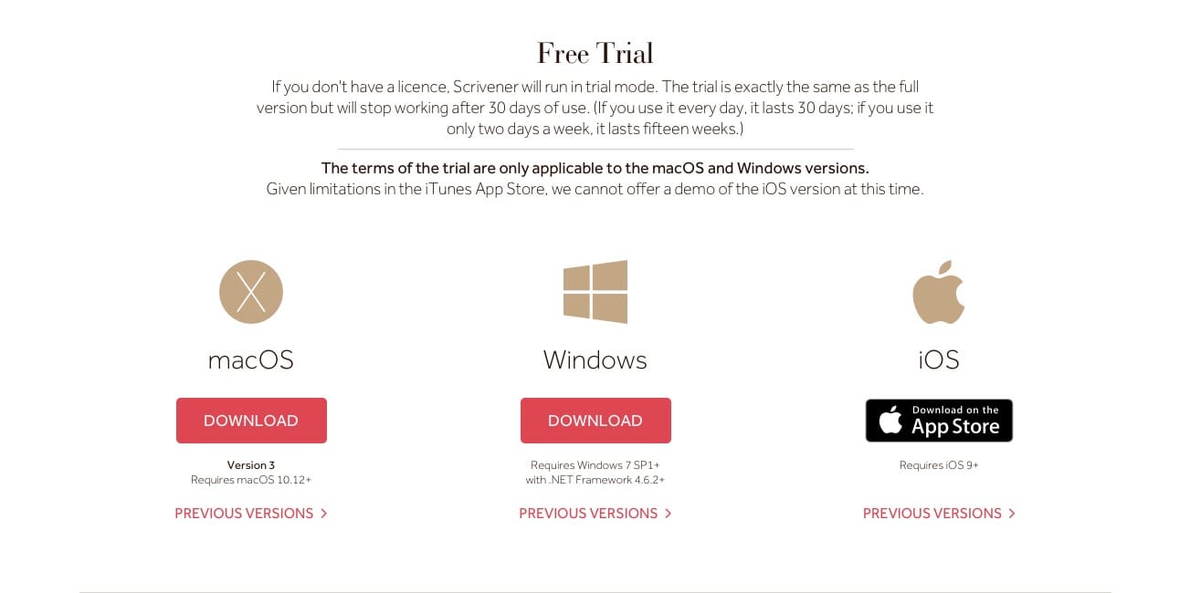 自分の使っているOS（Mac／Windows）を選び、「DOWNLOAD」をクリック
