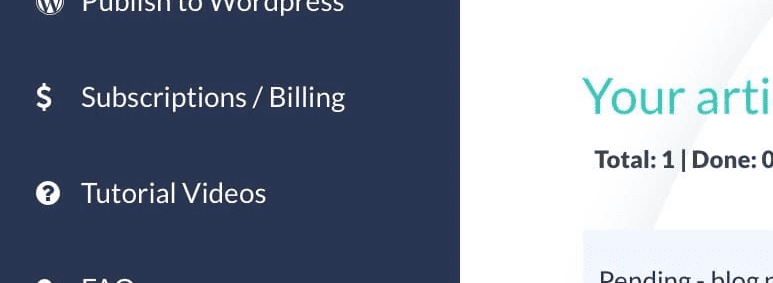 AI-Writer： サブスクリプション