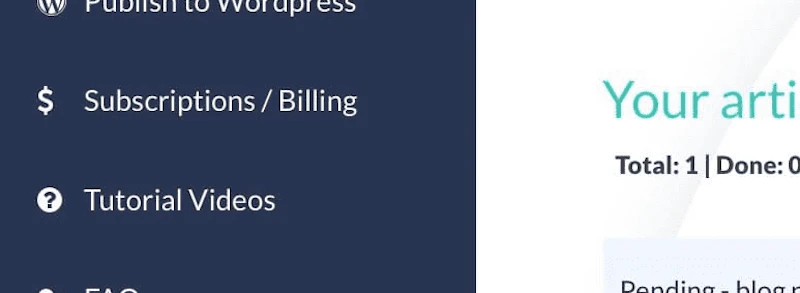 AI-Writer： サブスクリプション