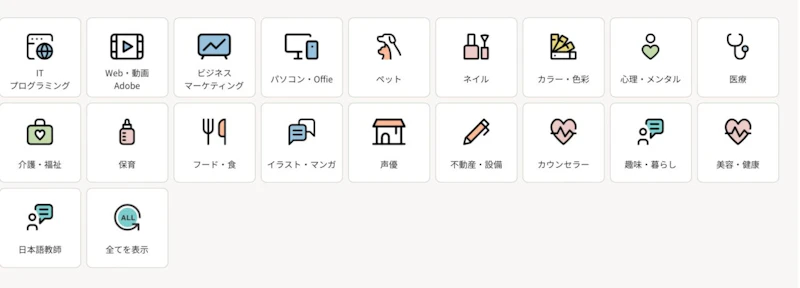 ヒューマンアカデミー通信講座：全講座