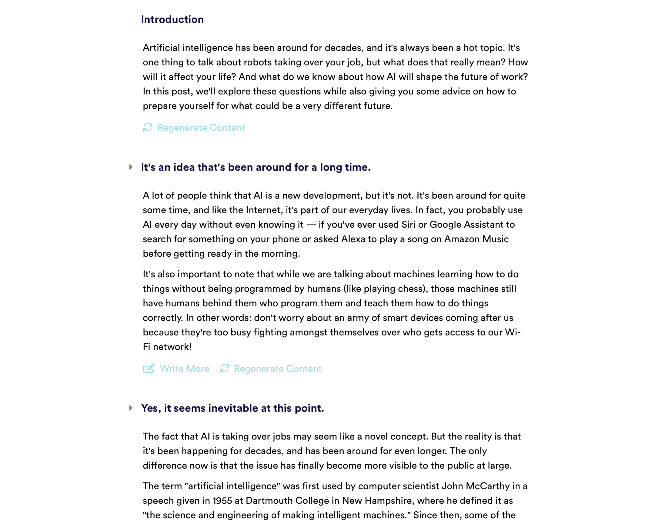 Copy AI：ブログ作成ウィザード（完成）