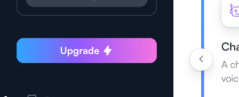 Writesonic：アップグレードボタン