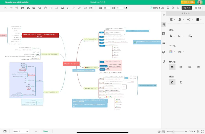EdrawMind：Web版・