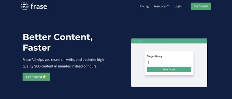 Frase.io：トップページ