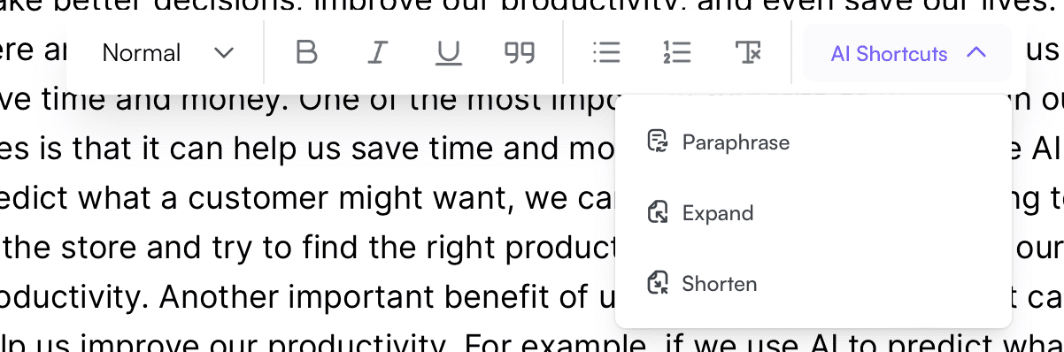 Writesonic：編集ツール
