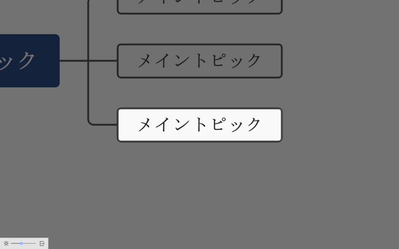 EdrawMind：トラバース