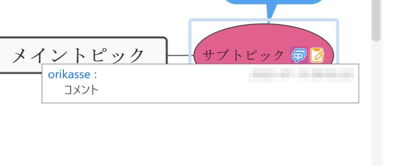 EdrawMind：コメント