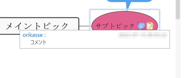 EdrawMind：コメント