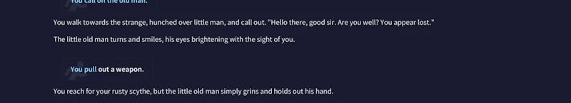 Novel AI：テキストアドベンチャー（行動：結果）