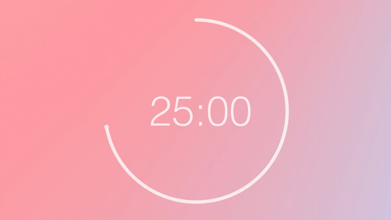 25 minitute timer / Pastel Color Wheel