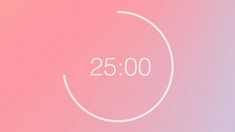 25 minitute timer / Pastel Color Wheel