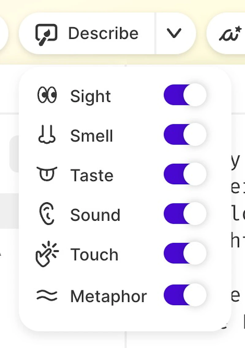 Sudowrite：掘り下げ（設定）