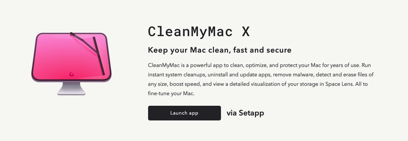 CleanMyMac X