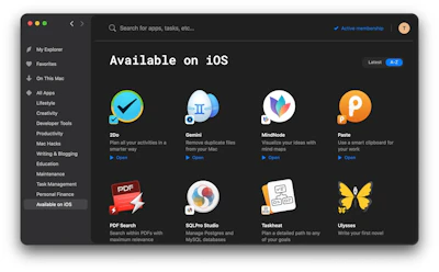 【朗報】アプリ版サブスク『Setapp』がiOS（iPhone/iPad）に対応！