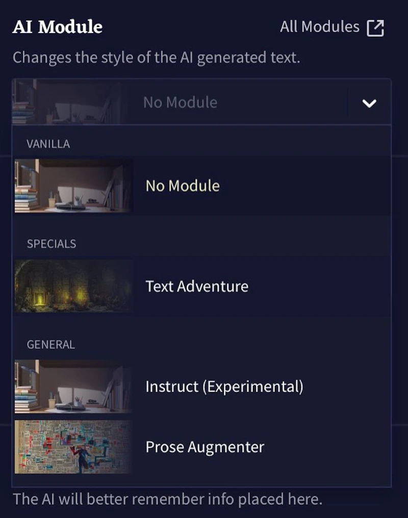 Novel AI：AIモジュール