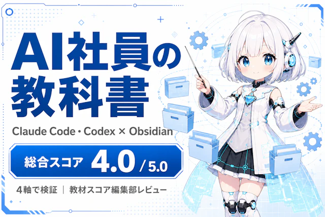 AI社員の教科書（Claude Code・Codex × Obsidian）のレビュー